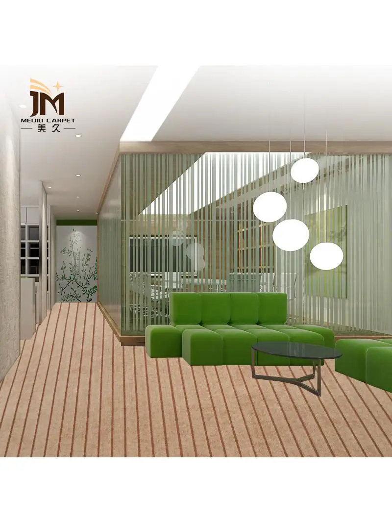 Soundproof Living Room Bedroom Office Carpet Customizable Rectangle Polyester Fiber Home Commercial Stairway Corridor Mosaic Rug
