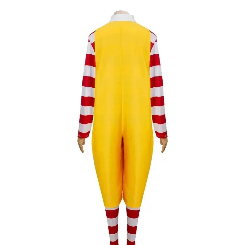 HAni 2025 Макдональд Косплей Парик Рональд Маскарад Сутра Клоун Персонаж Взрослый Хэллоуин Вечеринка Забавный Костюм St ☆ ★ ww