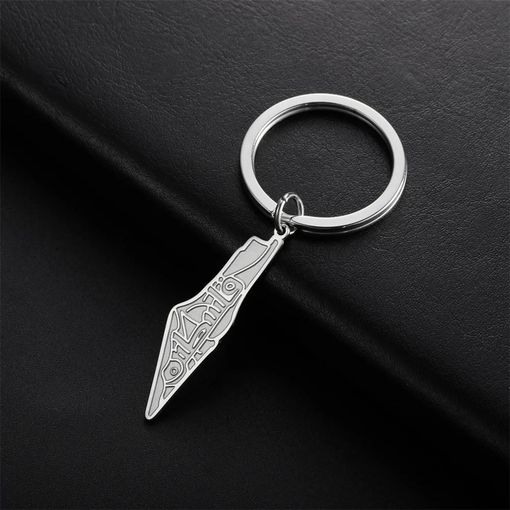 Jeshayuan Palestine Map Pendant Keychains Stainless Steel Country Map Car Keychain for Women Men Couple Keyring  Jewelry