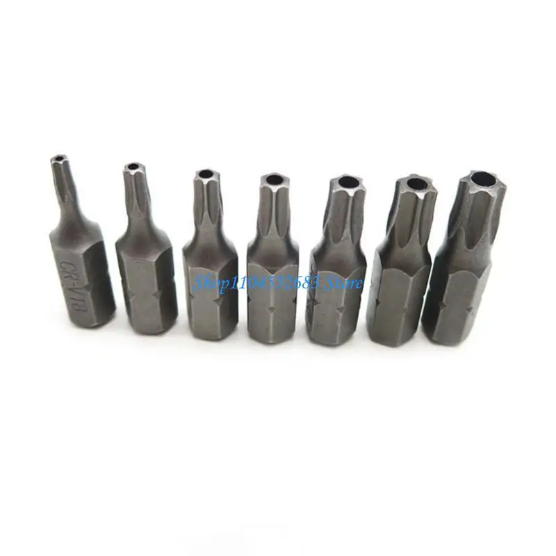 

Y6GD Torx Star Bit Socket Set 29pcs Male Female Torx Star Socket & Bit Set E & for T