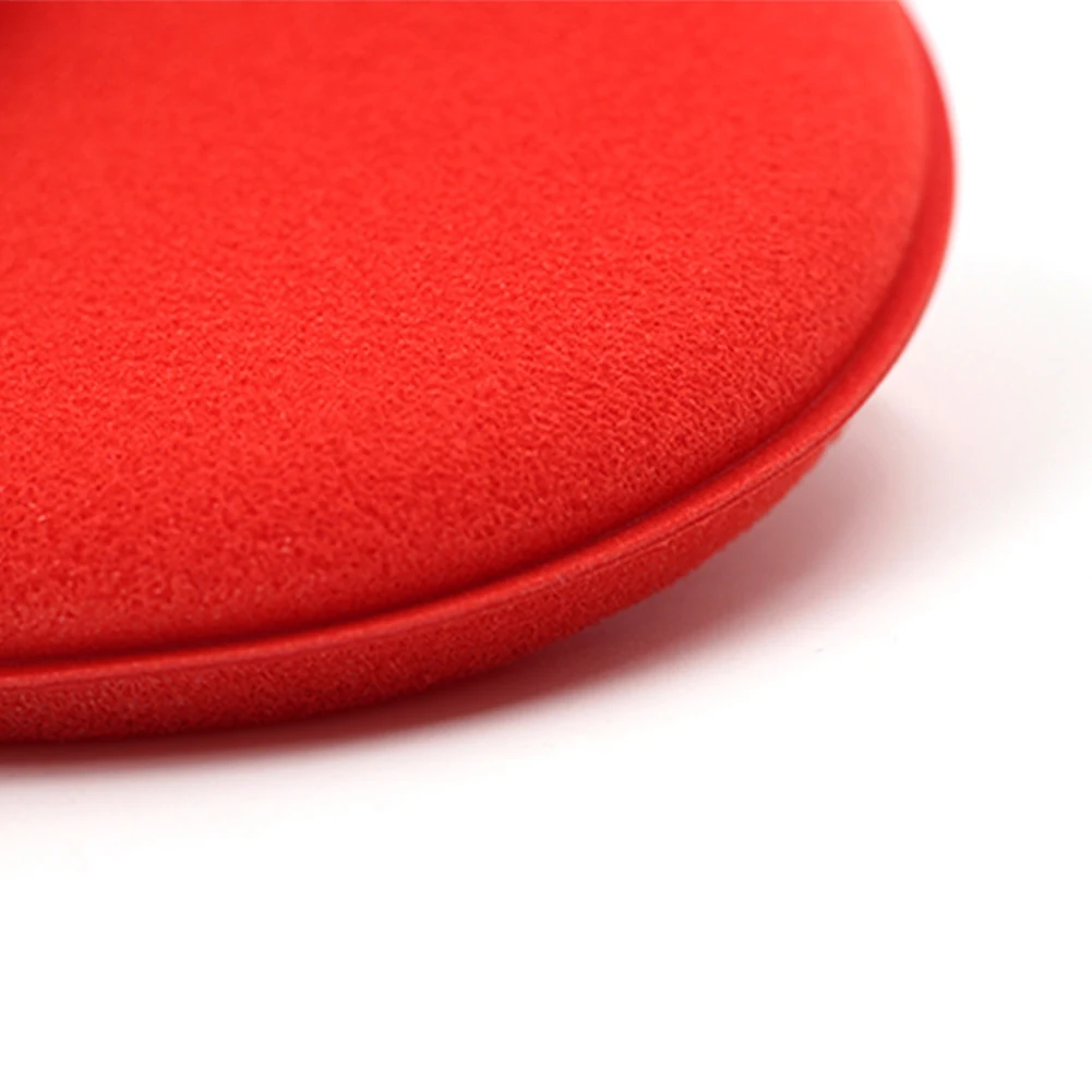 Für spta 4-Zoll-Schaumapplikatorpads zum Hand polieren von roten Kanten, Wachsen und Polieren von Schwämmen, die kreisförmigen Reinigungs schwamm wachsen