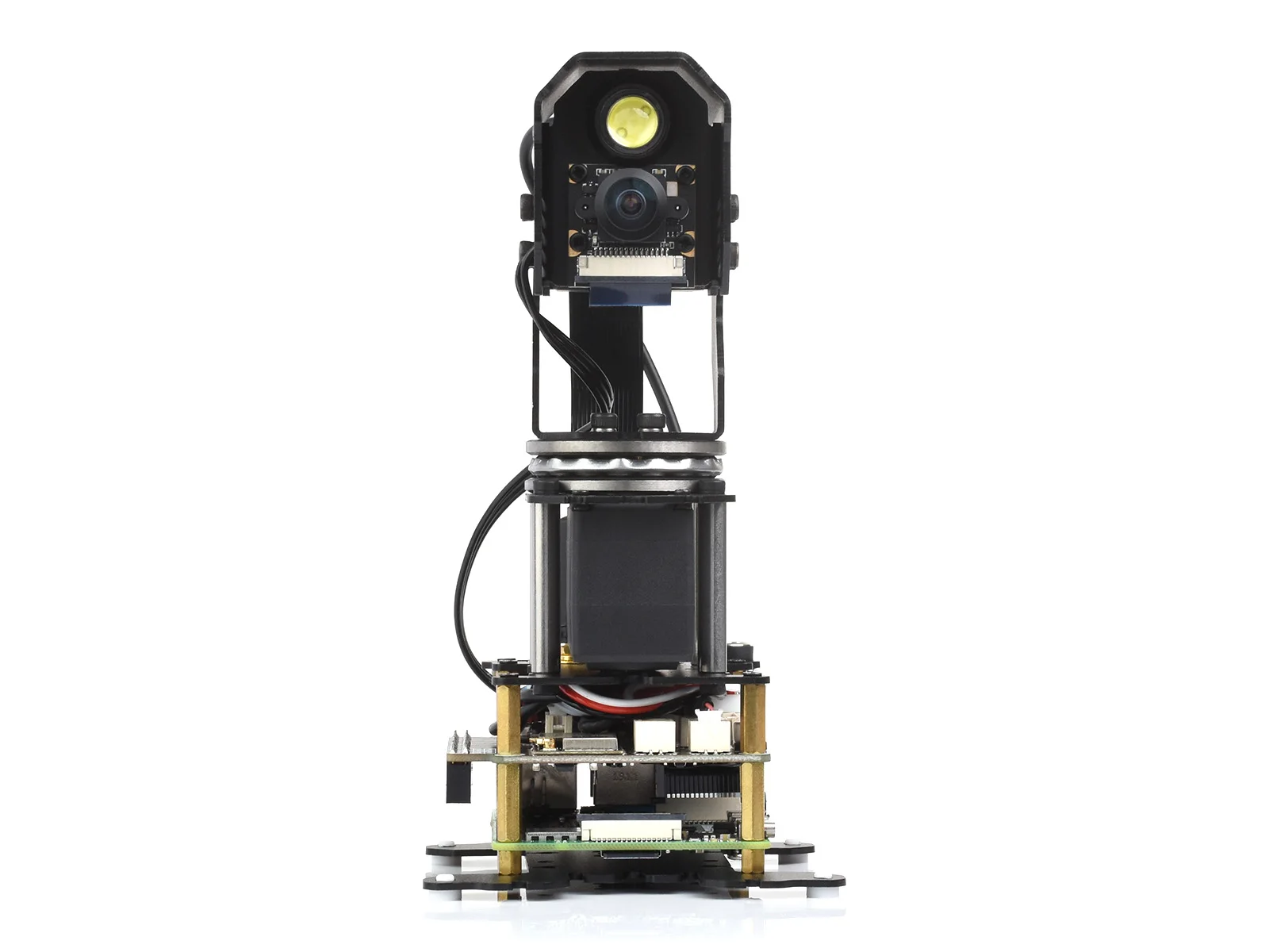 Waveshare 360° Omnidirectional High-Torque 2-Axis Expandable Pan-Tilt Camera Module, Driven By Serial Bus Servos