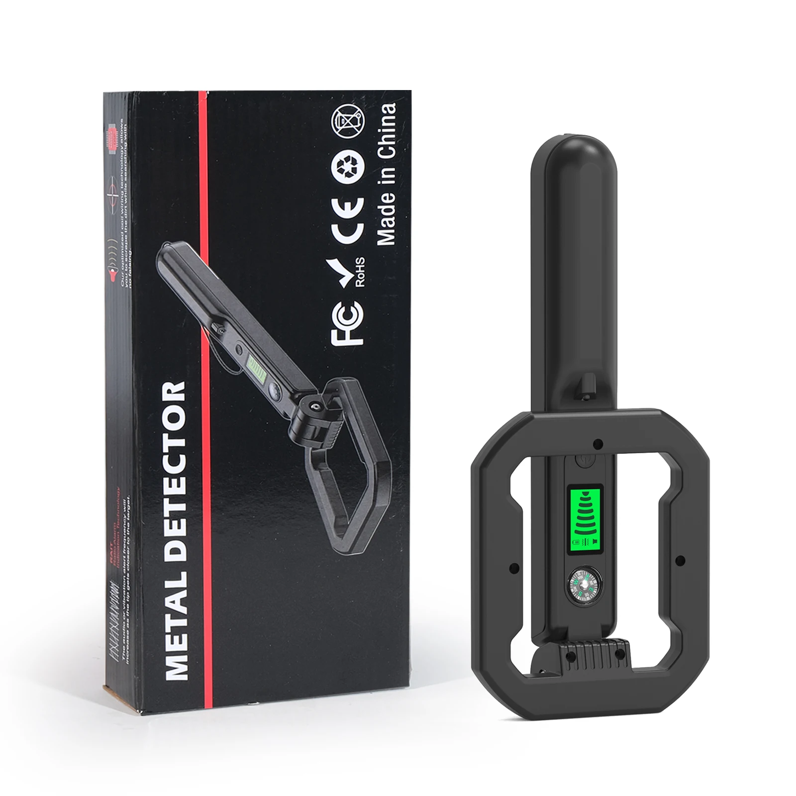 

Foldable Handheld Metal Scanner with Sound & Vibration Indication 360 Degree Detection for Station Security Check 2025 New