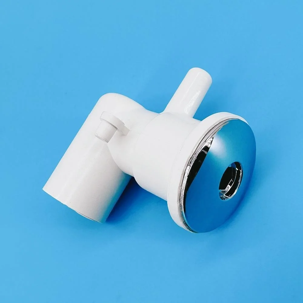 20mm Inner Water Hole Water Jet Nozzle 40mm Chromed Cover 11.5mm Air Jet Bubble Nozzle PVC Base Massage Bathtub Jet Nozzle