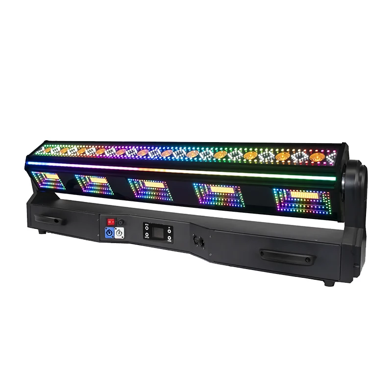 Sunart 4 in 1 Golden Dragon Moving Head Beam Strobe Wash Retro 4 in 1 Effect For DJ Disco Night Clubs Bars Shows DMX Fiture