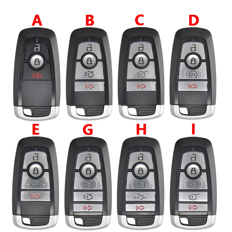 CN018125 315MHZ per 2013-2020 Ford Mustang Lincoln Edge Explorer Expedition Fusion Mondeo 5 Button Smart Key Keyless Go