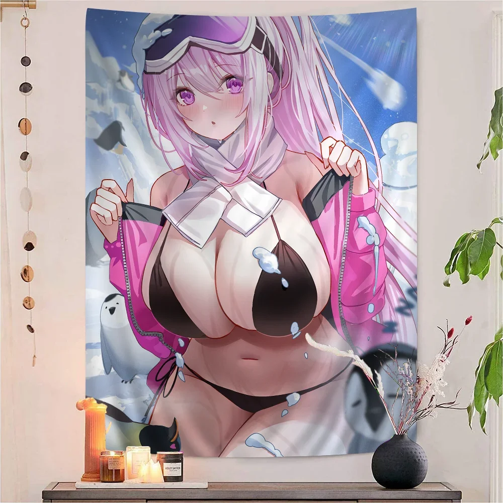 

Izumimoto Eimi Anime Microfiber Blanket Quick Drying Beach Towels Oversized Printing Super Absorbent Pool Towel Blanket