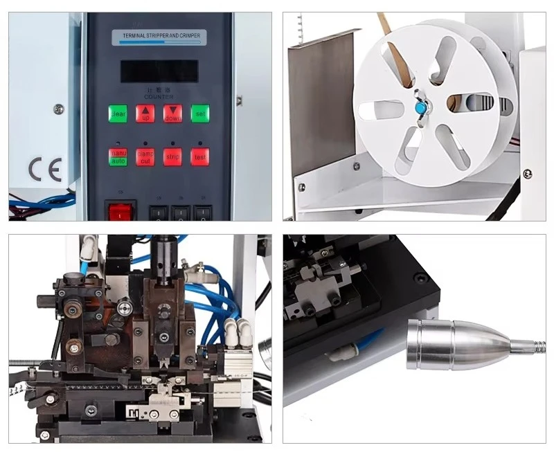 EW-50A Semi-Automatic Cable Stripping and Crimping Machine for Molex JST XH Cable Terminal Crimping Machine
