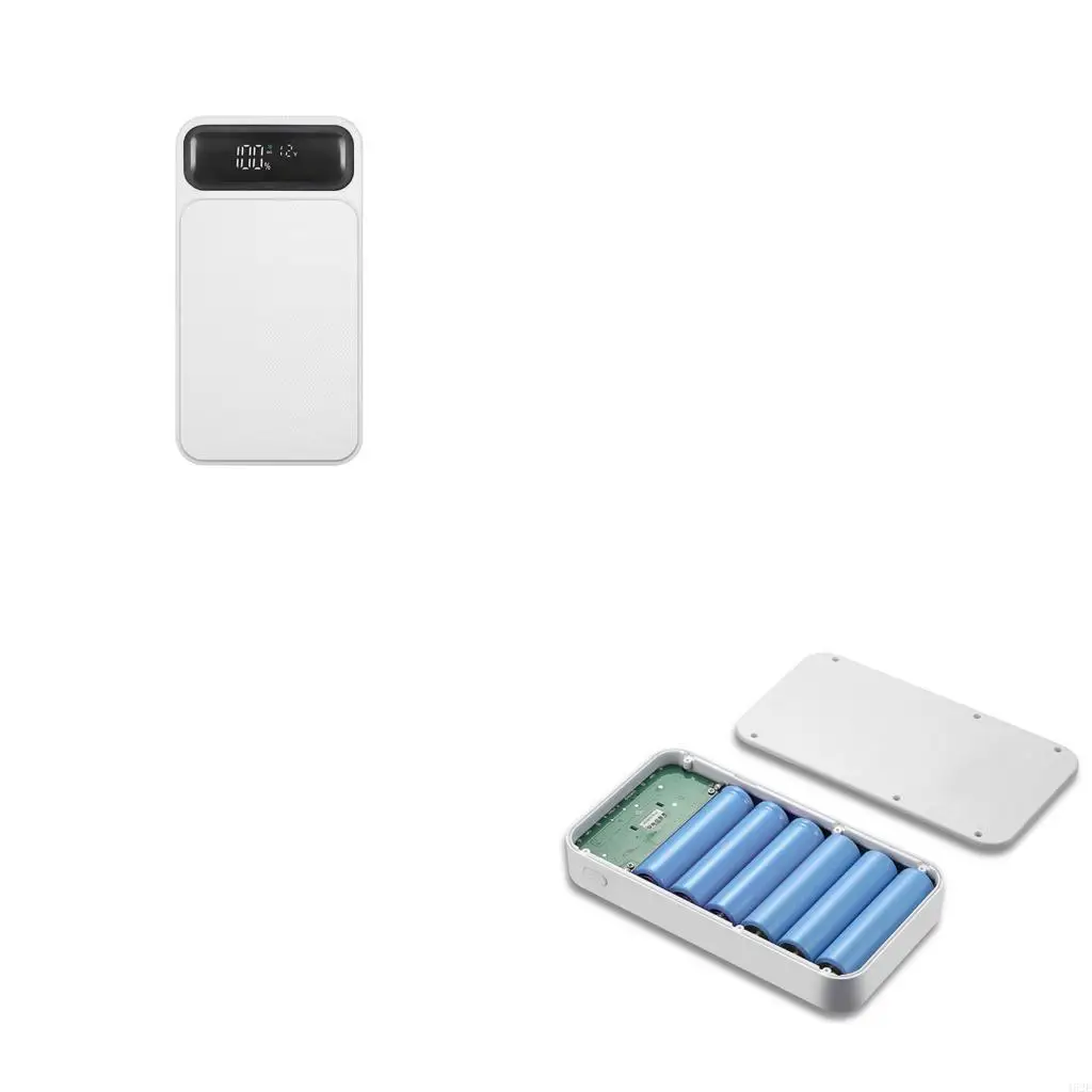 462E 6/8/10Slot 18650 Battery Case With Fast Charging No Soldering Required Power Shell