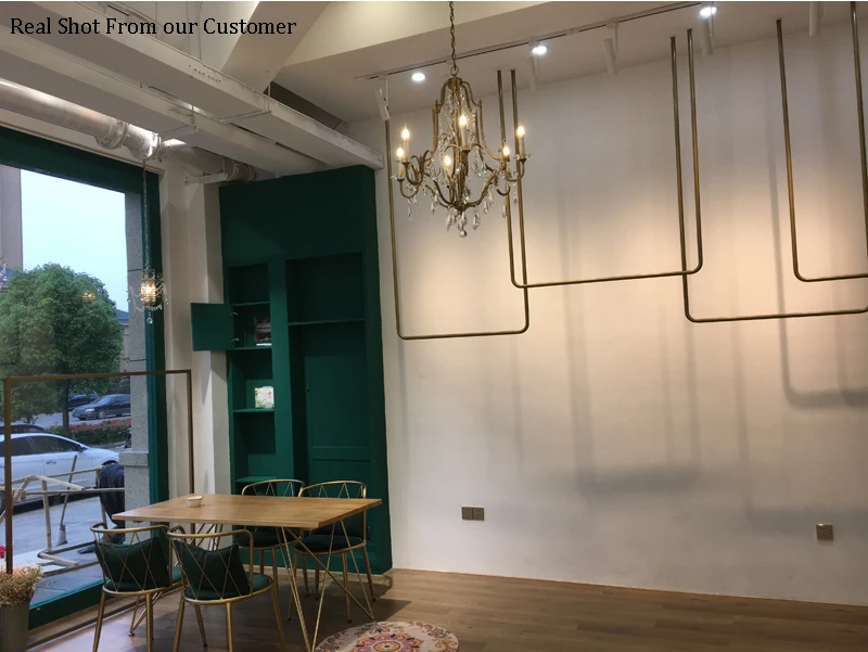 Phube Vintage Französischer Kerzenleuchter mit Antik-Goldrahmen, Prisma-Schliff, Tropfenförmiger Kristall-Deckenleuchte für Esszimmer und Foyer – Detail 1