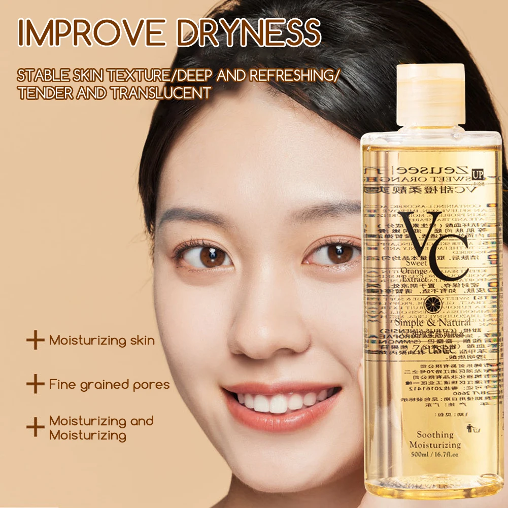 

Korean VC Toner Face Vitamims C Whiten Firming Active Brightening Face Serum Skin Care Anti-Aging Face Toners Skin Care