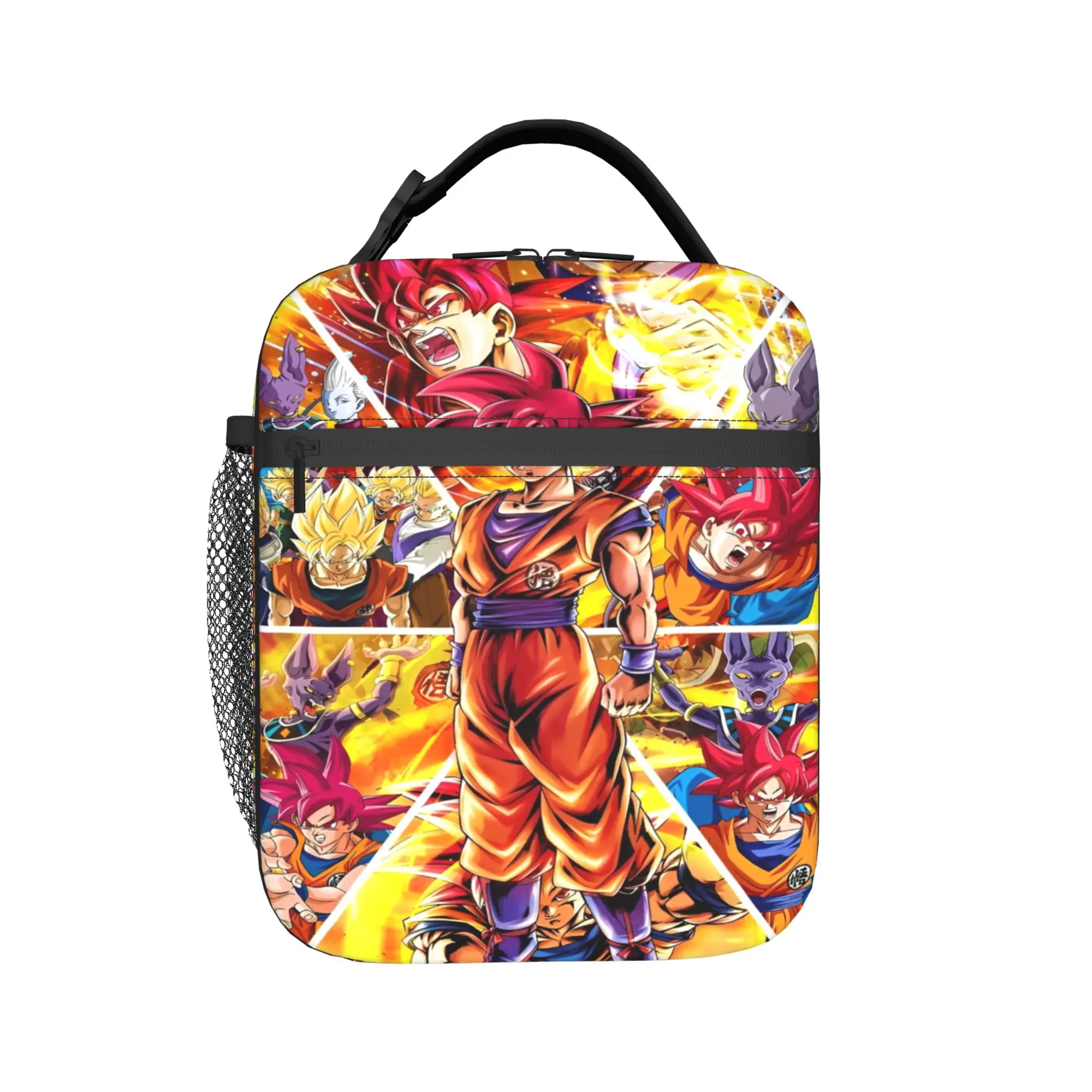 

Insulated Lunch Bags D-Dragon-Ball-L DragonBalls Merch Food Box Y2K Cooler Thermal Lunch Box For School