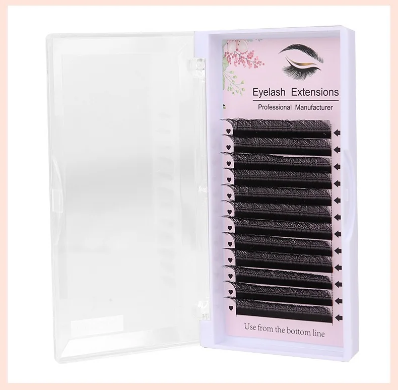 MARIA SASHA cilios 7mm-15mm YY False Eyelash Extensions M/B/C/D/L Curl Volume Fan private Label Supplies Makeup Whole