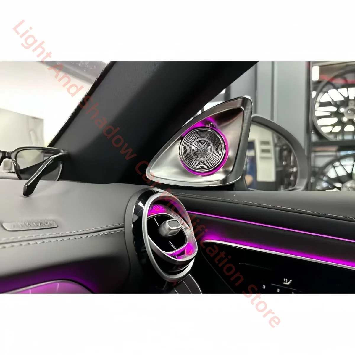 For Mercedes-Benz CLE C236 2025+ LED Atmosphere lamp automotive interior lighting upgrade Car accessories 4D rotating tweeter