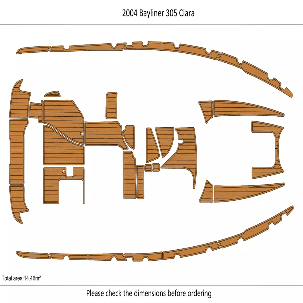 2002-2006 Bayliner 305 Cockpit Swim platform 1/4