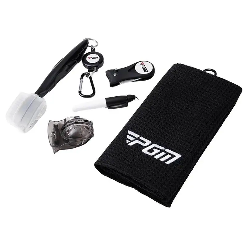

Golf Accessory Kit Practical Portable Golfing Set Divot Repair Tool Club Cleaning Brush For Women Husband Men
