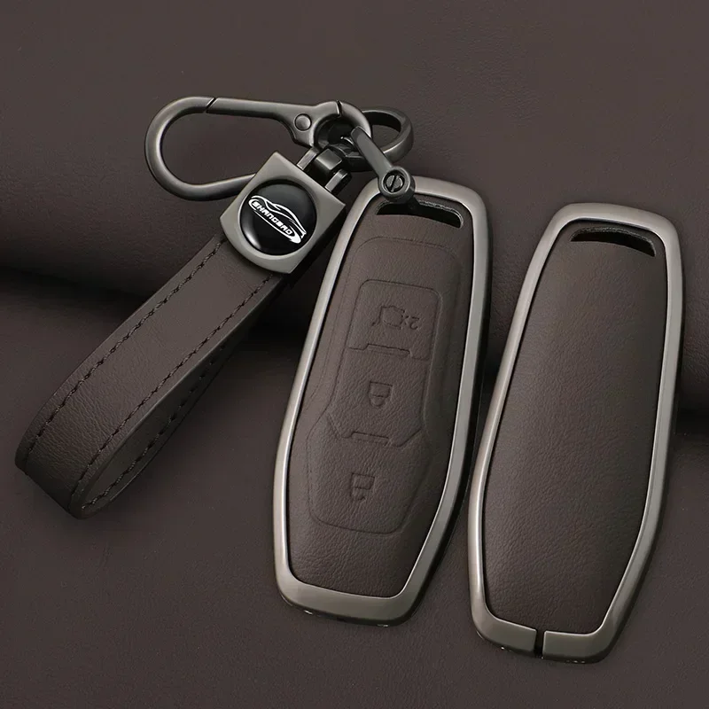 

Car Remote Key Case Cover Holder For Ford Focus 3 4 ST Mondeo 5 MK5 Mustang F-150 Explorer Edge Fiesta Kuga MK3 4