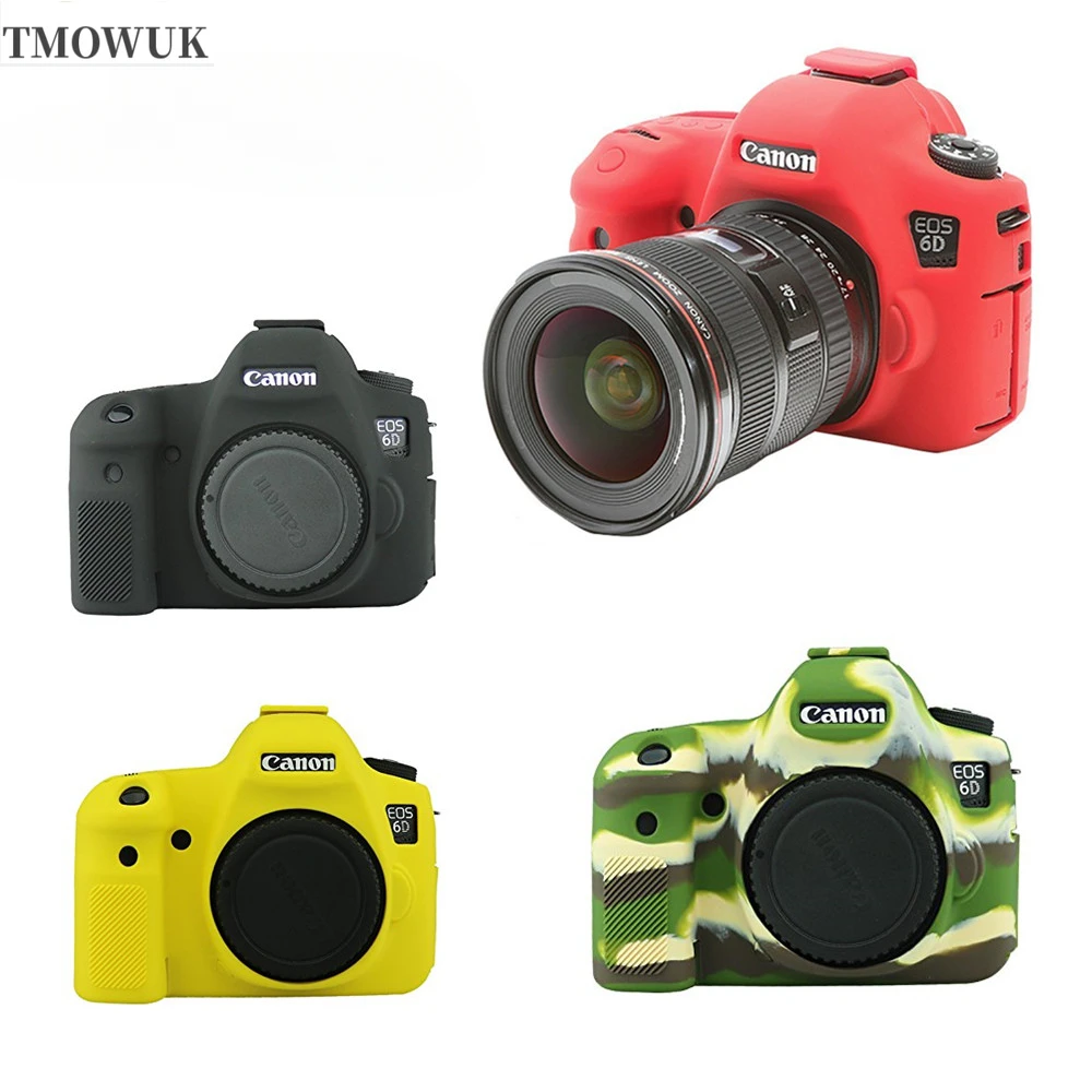 

For Canon EOS 6D Soft Silicone Armor Skin Case DSLR Camera Bag Body Cover Protective