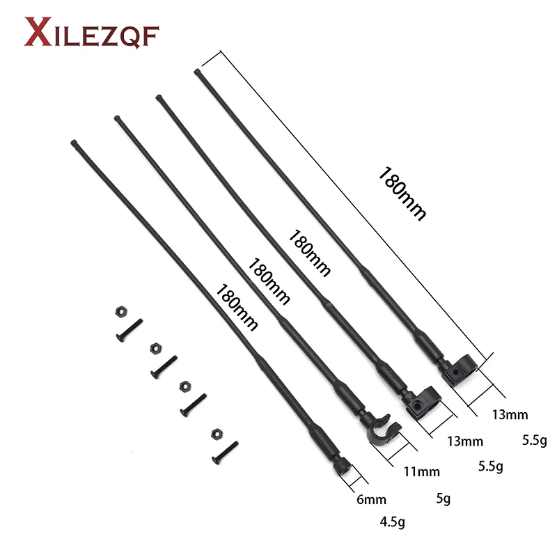 XILEZQF Nylon Simulation Antenna Decorative Signal Line for 1/8 1/10 RC Crawler Axial SCX10 Traxxas TRX4 D90 CC01 Upgrade
