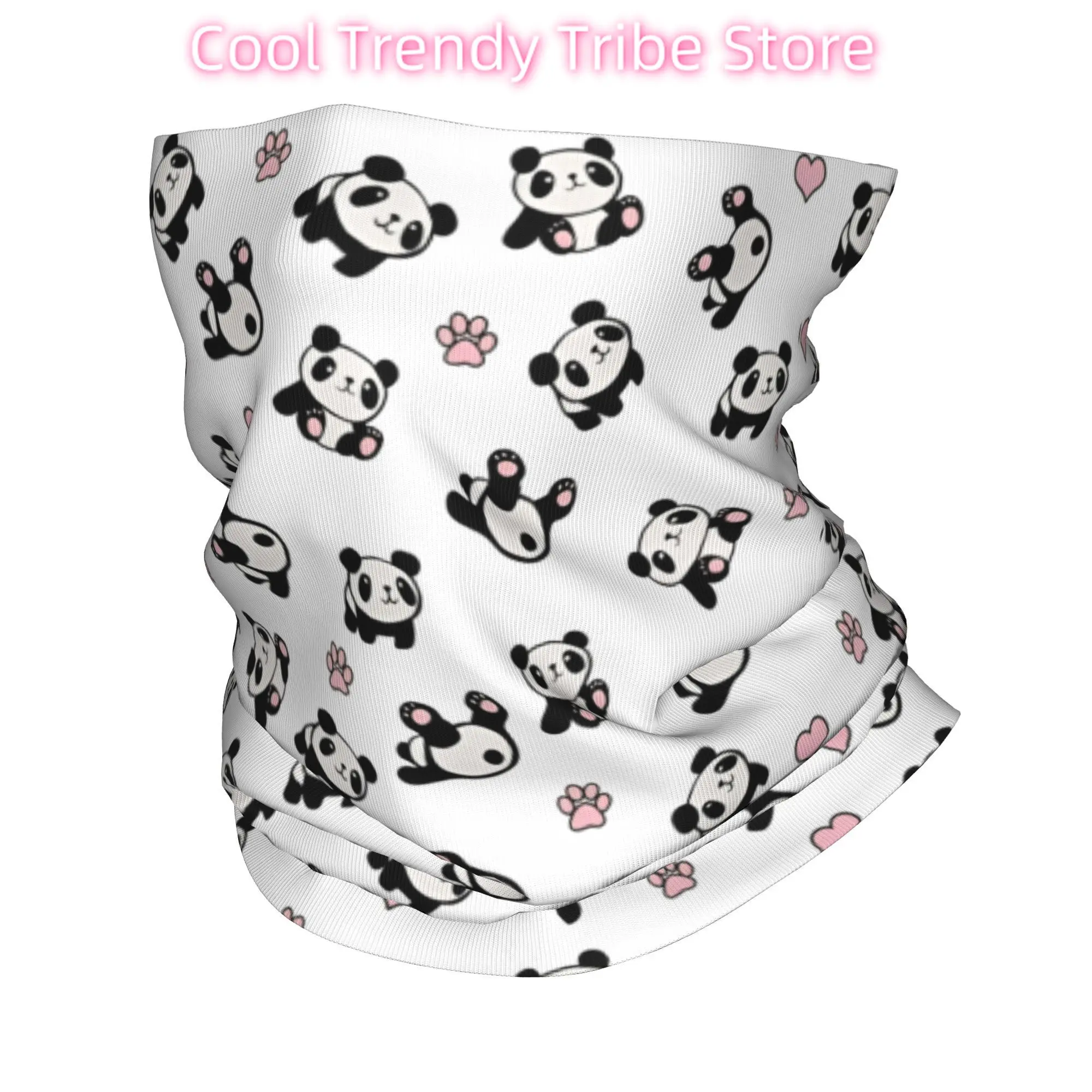 

Бандана с изображением панды, гетры с принтом, шарф, многофункциональный головной убор для рыбалки для мужчин и женщин, моющийся для взрослых