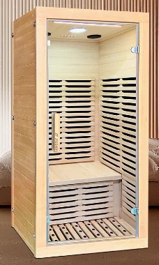 Fotografia 4: Sala de sauna infravermelha para desintoxicação doméstica e terapia de perda de peso