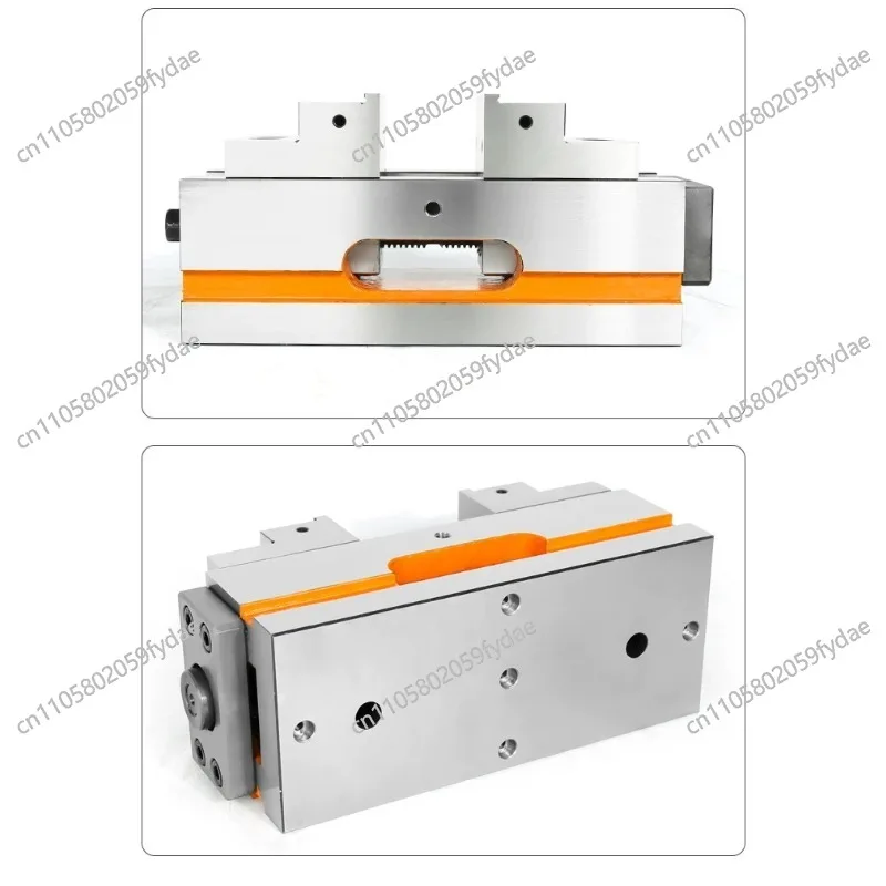 Four-axis five-axis high-precision self-centering vice numerical control fixture concentric flat-mouth pliers 4 inches