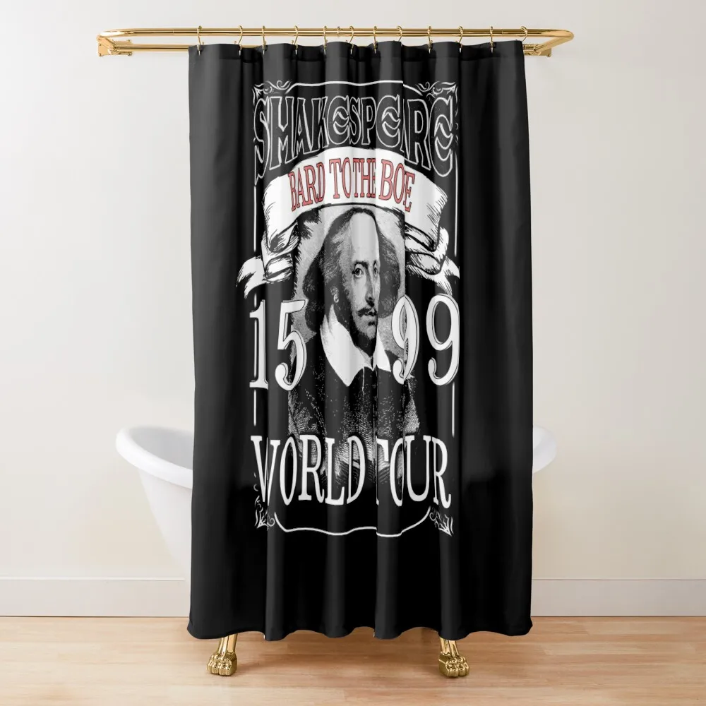 

William Shakespeare World Tour Plays Quotes Poems Sonnets Biography Fans Shower Curtain For Shower Curtain