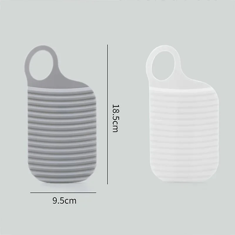 3Pcs Portable Mini Silicone Washboard, Non‑Slip Thicken Travel Laundry Tool, for Socks Underwear Clothes Washing
