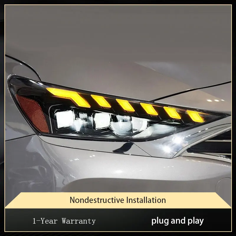 

Фара для Hyundai LAFESTA 2018-2023, настройка переднего света в сборе, обновление DRL, динамическая лампа, аксессуары для инструментов