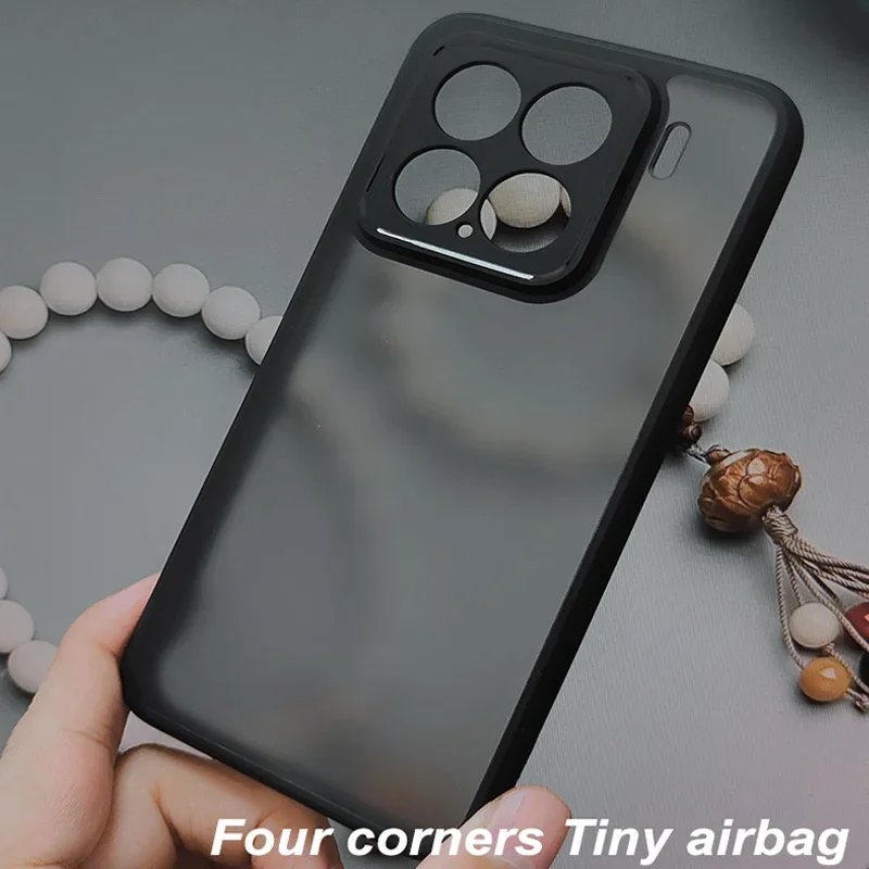

Pop For Xiaomi15 Pro 5G Matte Case Camera Lens 360 Protect Tiny Air Bag Shockproof Cover Xiaomi 15 Case Phone Mi 15Pro Crystal C