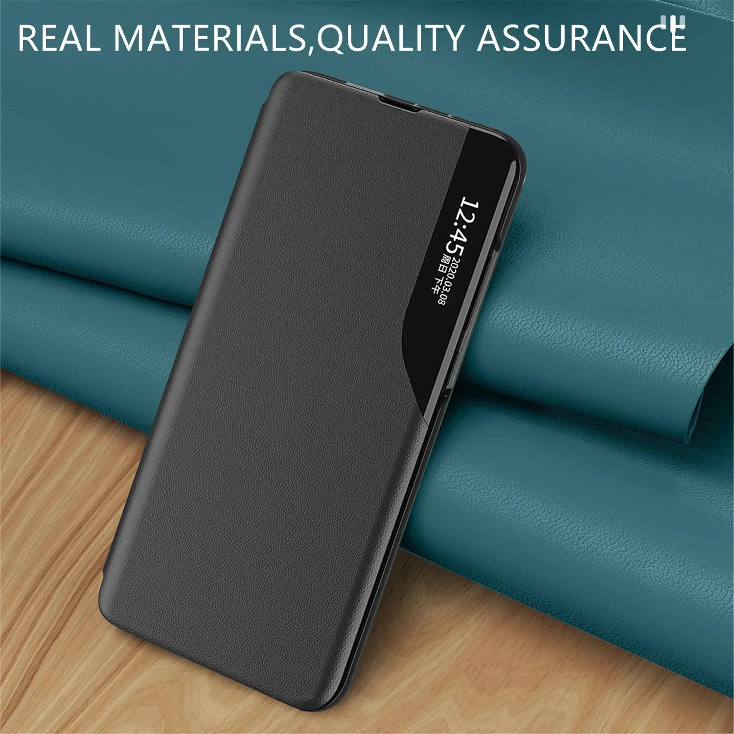 Leather Flip Phone Case For Samsung Galaxy S20 FE S21 S22 S23 S24 Ultra S8 S9 S10 Plus Wallet Stand Cover Magnetic Bag