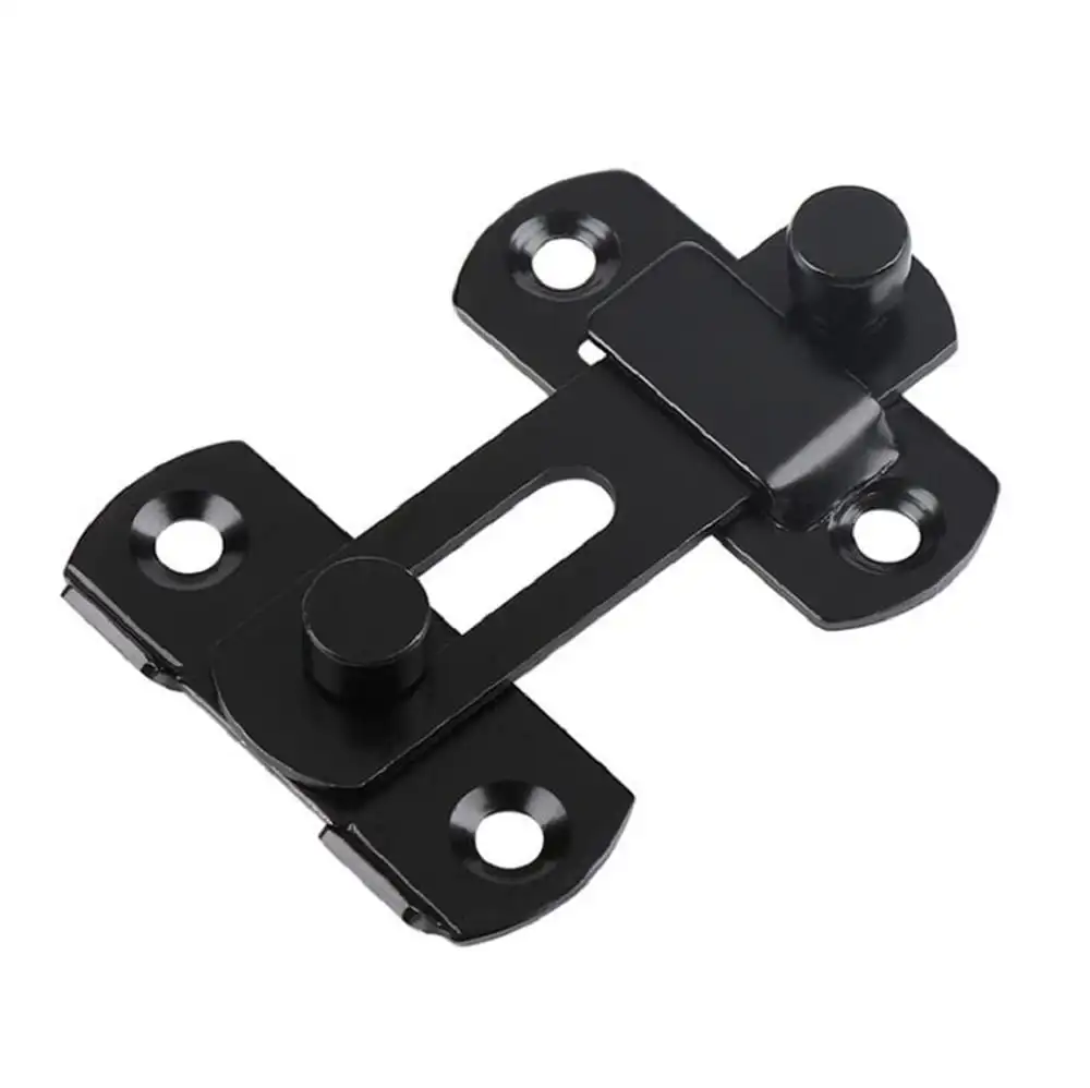 Gate Latch Sliding Barn Door Latch For Locking Matte Black Stainless Steel Gate Latches Flip Latch Safety Door Bolt Latch Lock