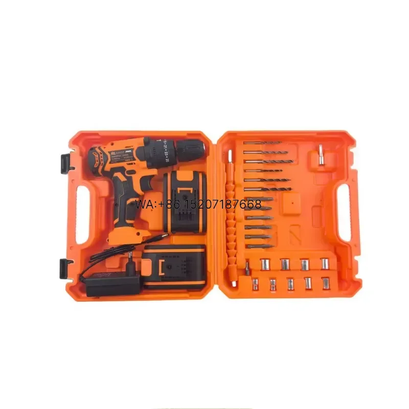 Wmwmnu 21V Multi-Functional Lithium Battery Wireless Drill Kit Customizable OEM Woodworking Screwdriver Tool Hammers