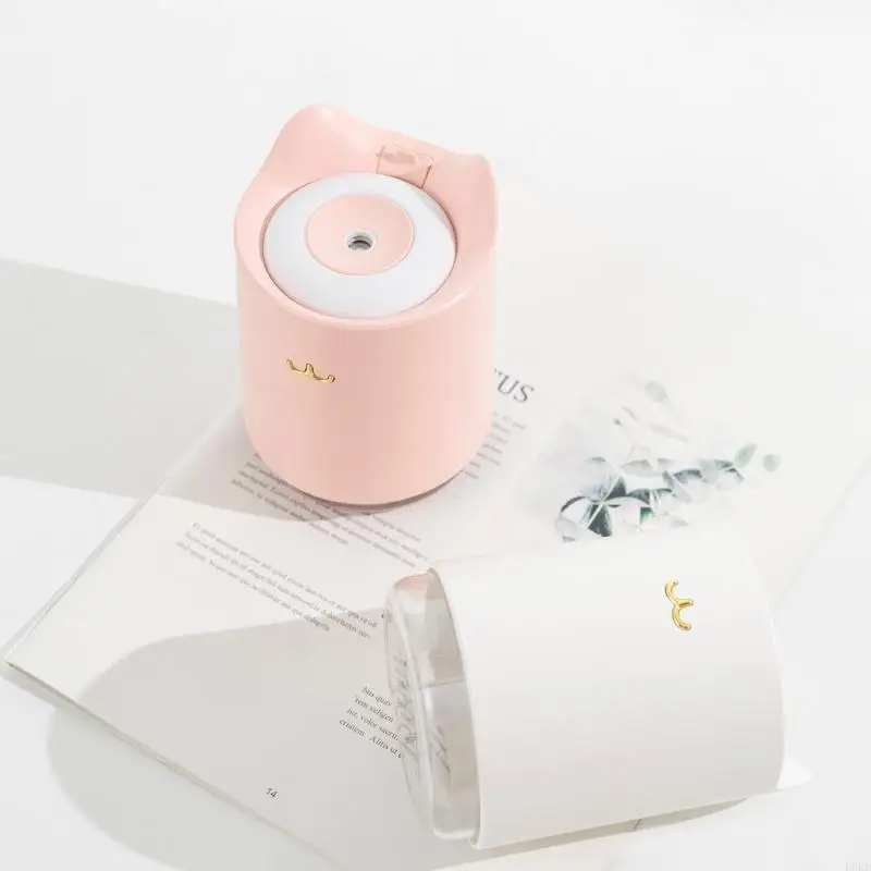 L8RE – humidificateur à brume fraîche, chat mignon, USB, personnel bureau, avec LED, lumière d diffuseur d'huiles
