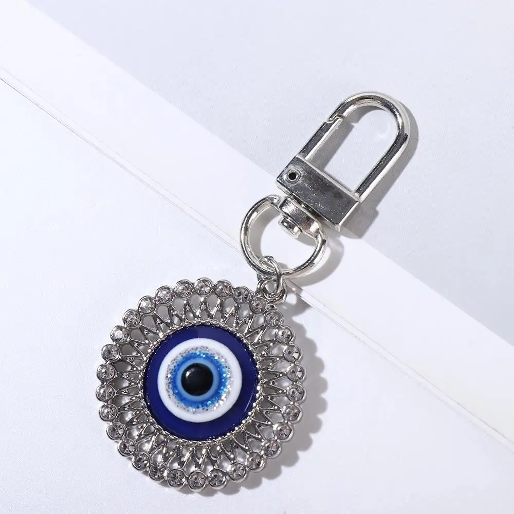 Eye Key Chain DIY Trinkets Car Accessories Key Ring Holder Hamsa Hand Keyring Evil Eye Keychain Amulet Buddha Hand Keychains