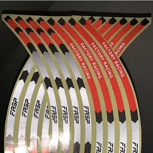 Motorradradaufkleber, reflektierendes Autoband, Motorradfahrradabziehbilder, Universal für Honda, 17 in, 18 in Streifen, 16 Prozent 6 Honda Fit Sales - №1