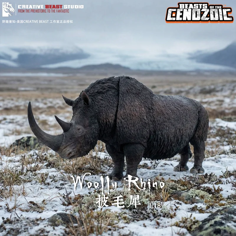 

Pre-sale [Woolly Rhinoceros 1/18] Mesozoic Beast BOC Ancient Beast Prehistoric Animal Dinosaur Movable Figure Model Collectible
