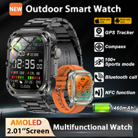 2025 New For HUAWEI Military GPS Smart Watch Men Compass IP68 Outdoor Sports NFC Heart Rate 2.1inch Fitness Tracker Smartwatches