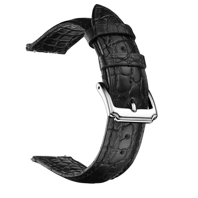 UTHAI Cowhide Strap 18mm 19mm 20mm 22mm Universal watch band For men and women\'s smartwatch accessories