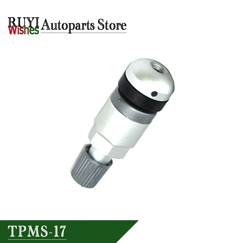 New 1PCS TPMS-17 Tire Valve For Audi Volkswagen Mercedes Benz Chevrolet Aluminum TPMS Tire Pressure Sensor Valves Replacement