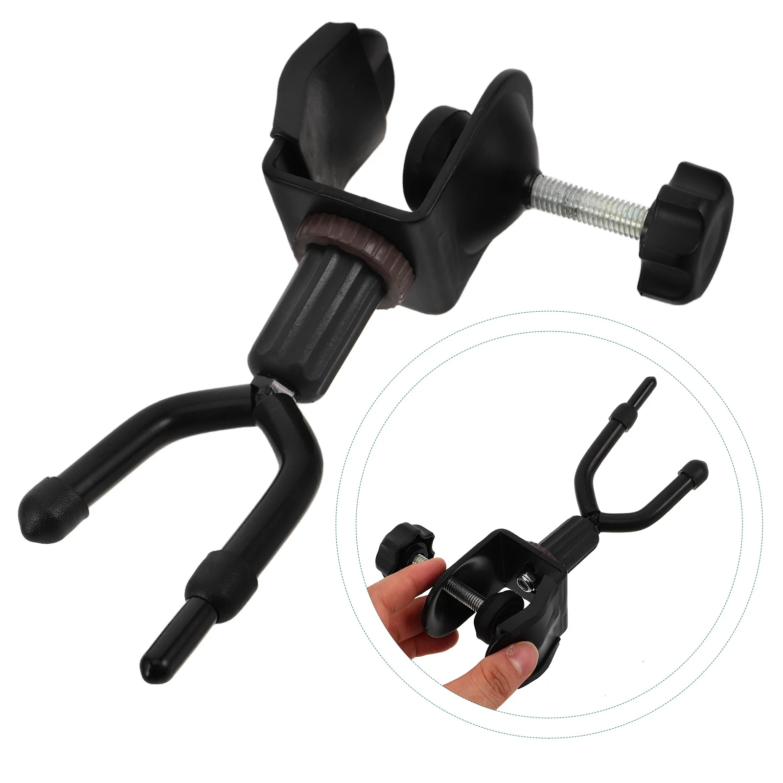

Violin Music Stand Holder Clip Convenient Portable Violin Hook Soft Protection Holder for Classroom Performance
