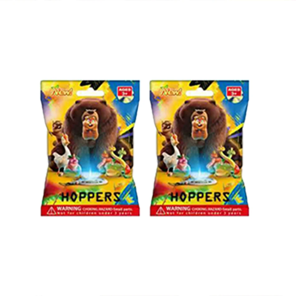 Portachiavi Pixar Hoppers Beaver Transformation Project, Blind Box, Espositore, Modellino Personaggio con Carta Casuale per Bambini