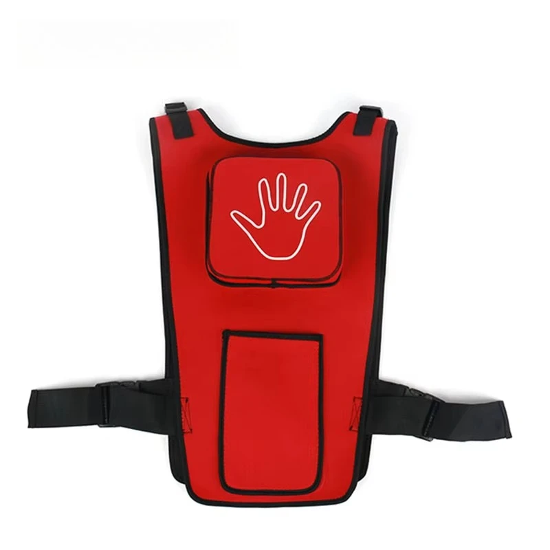First Aid Training Heimlich Training Vest Choking Trainer with Tracheal Blockage Vest Wearable Adult Infarction Teaching Model
