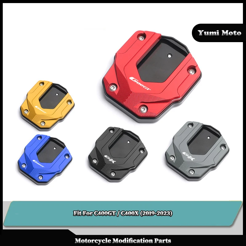 

Fit For BMW C400GT C400X 2019-2023 C400 Motorcycle Accessories Foot Side Stand Auxiliary Pad Kickstand Support Plate Extensio