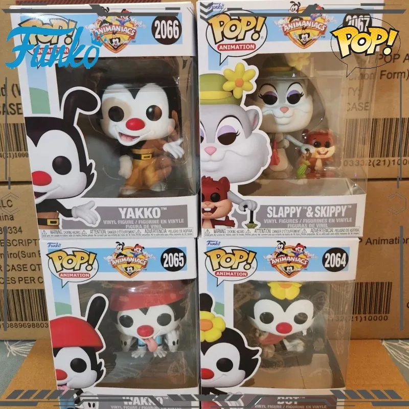 

Funko Pop Original Animaniacs Wakko Yakko Slappy & Skippy Dot Action Figure Toys for Boys Girls Gift Collectible Model Ornaments