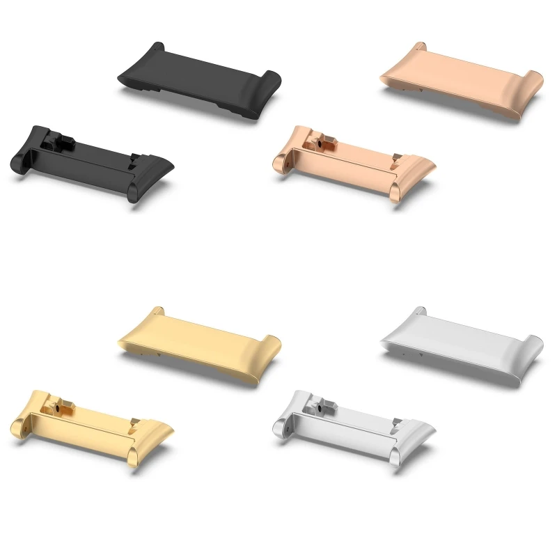 1 زوج موصلات معدنية استبدال سوار الفرقة محول ل ممن لهم ساعة مجانية Smartwatch حزام اكسسوارات