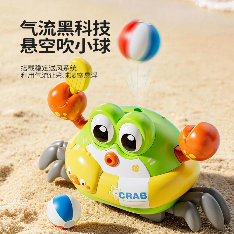 Electric Crab Suspension Ball Children's Blow Ball Baby Toy Baby Concentration Training 0 1 Year Old Toy view 3