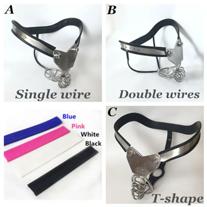 

Manyjoy Male Stainless Steel Chastity Belt Device T/Single/Double Wire Back Slave Panties Hollow Cock Cage BDSM Sex Toy Men Lock