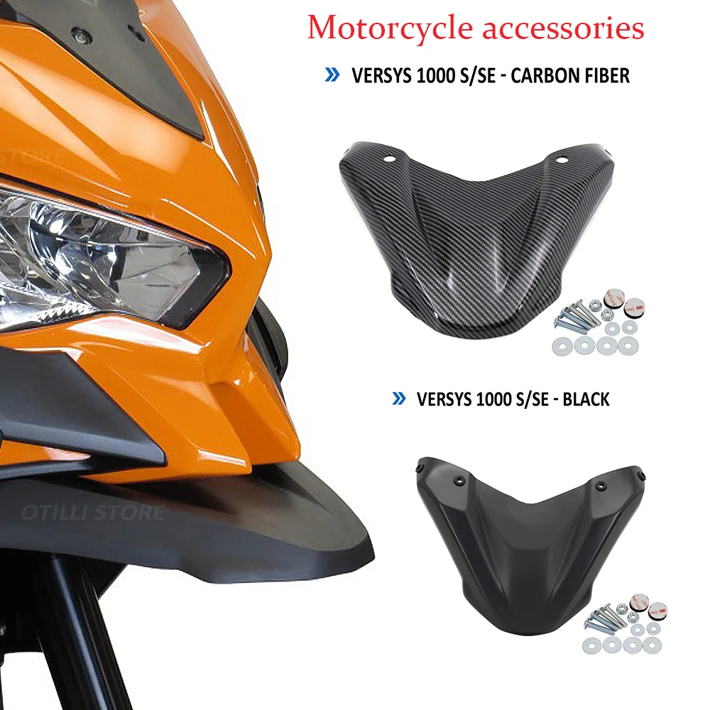 

Motorcycle ​Fairing Extension Wheel Extender Cover For Kawasaki Versys 1000 S SE 2021 2020 2019 Versys1000S/SE Front Beak