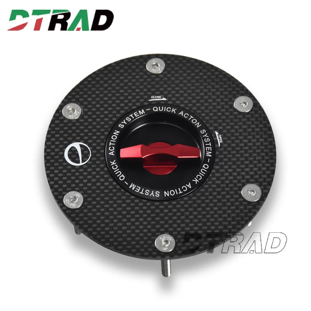 For BMW K1200R Sport K1300R K1200S K1300S 2007-2015 Carbon Fiber Keyless Fuel Tank Cap Motorcycle Gas Oil Plug Quick Action Cap - view 5